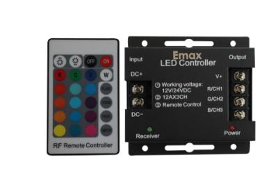 تصویر  کنترلر RGB مدل  wireless (رادیوئی) 36 آمپر - وارداتی